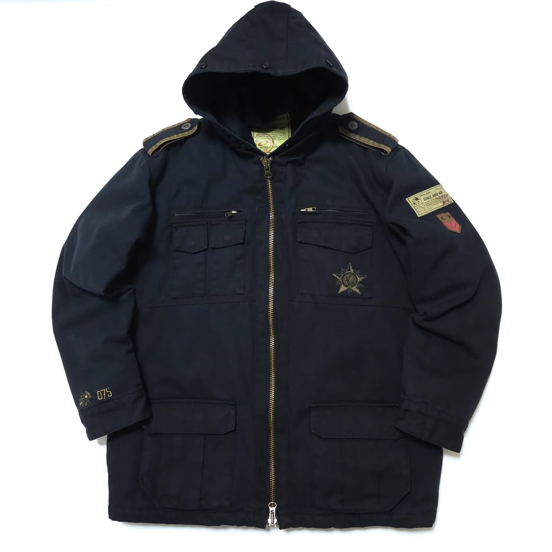 오클리 OAKLEY 퀄팅 패치 워크 필드 자켓 상품이미지1