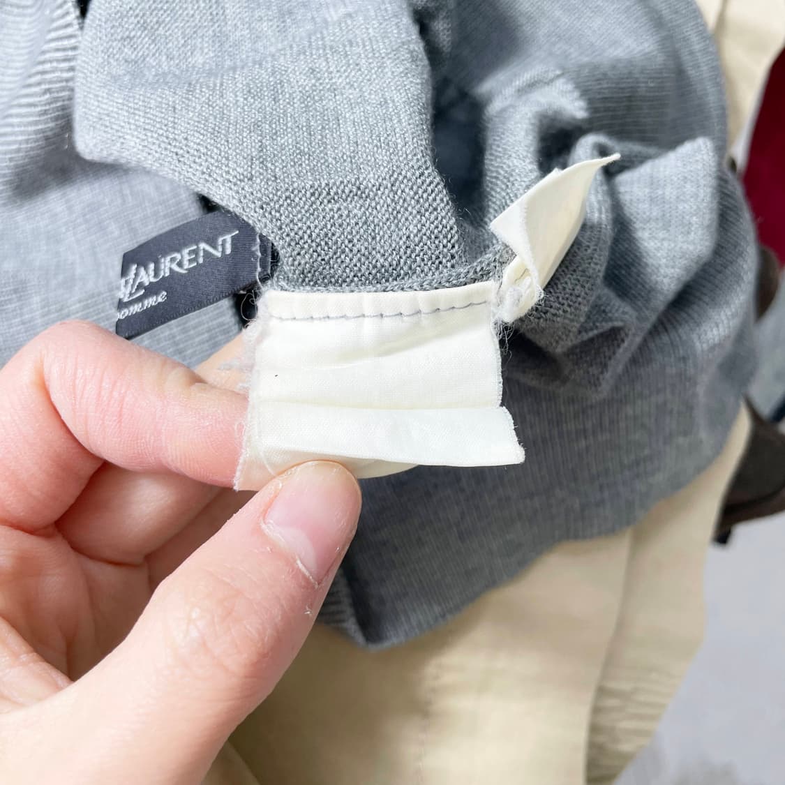 D2 YSL 입생로랑 폴라 니트 XL사이즈 상품이미지6