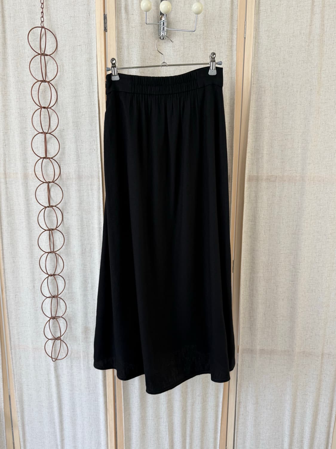 Ships 린넨 플리츠 롱스커트 상품이미지4