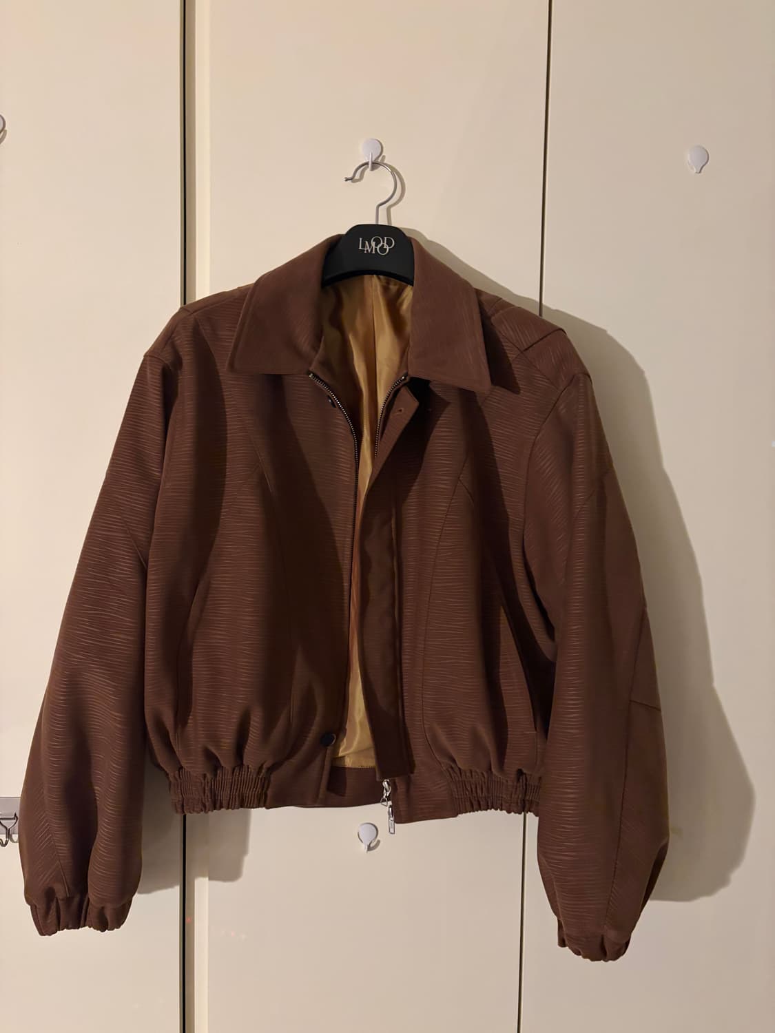 엘무드 블루종 점퍼 카멜 44 상품이미지1