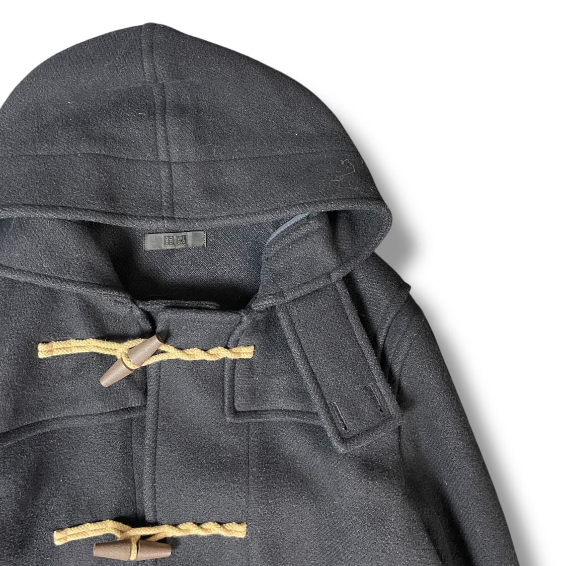 유니클로 네이비 더플 떡볶이 코트 L 상품이미지3