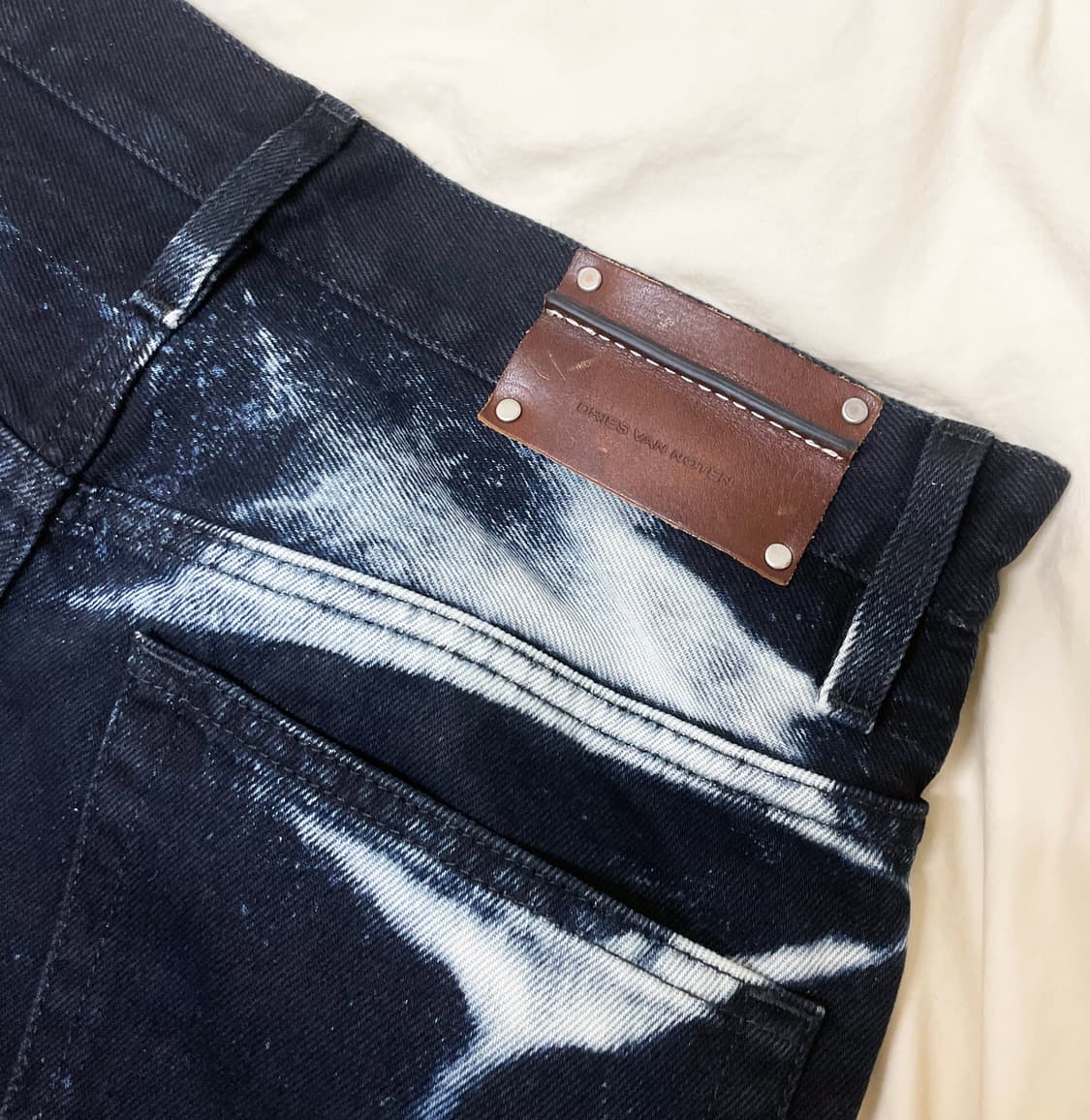 드리스 반 노튼 블리치 데님 진 상품이미지6