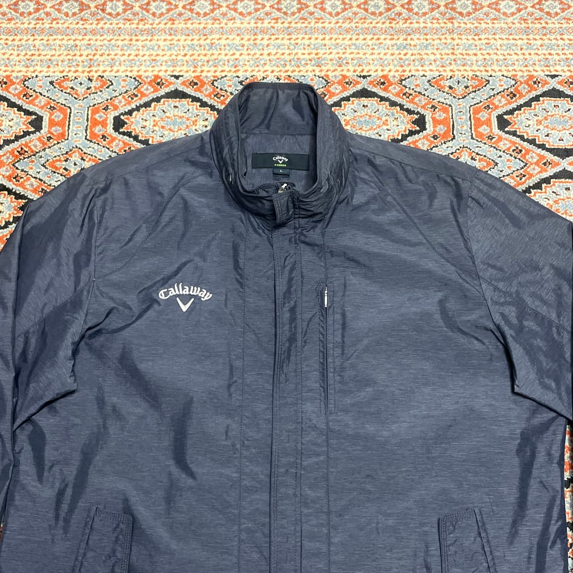 캘러웨이 네이비 바람막이 점퍼 남성L 상품이미지2