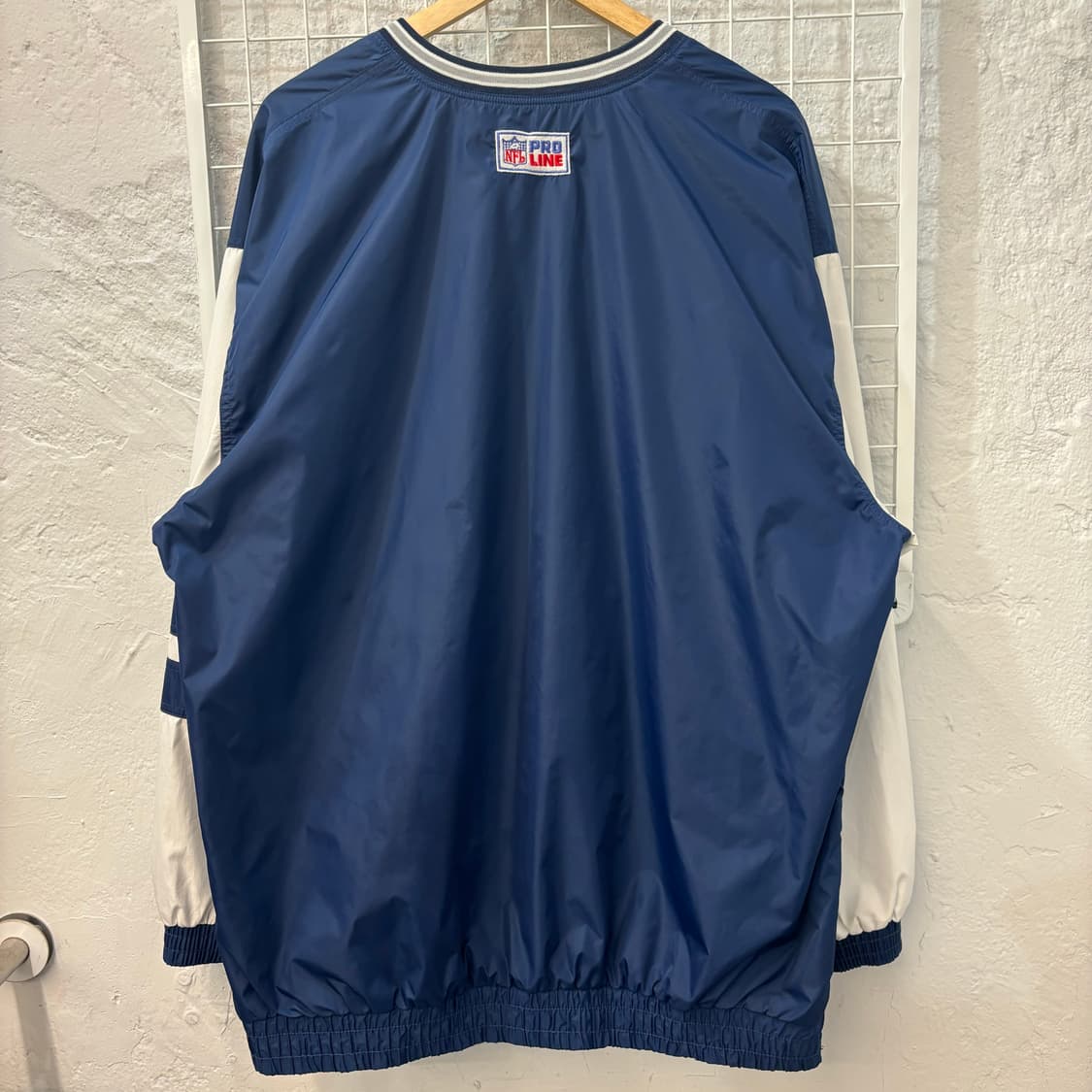 90s 나이키 X NFL 댈러스 카우보이스 네이비 리버시블 웜업 XL 상품이미지2
