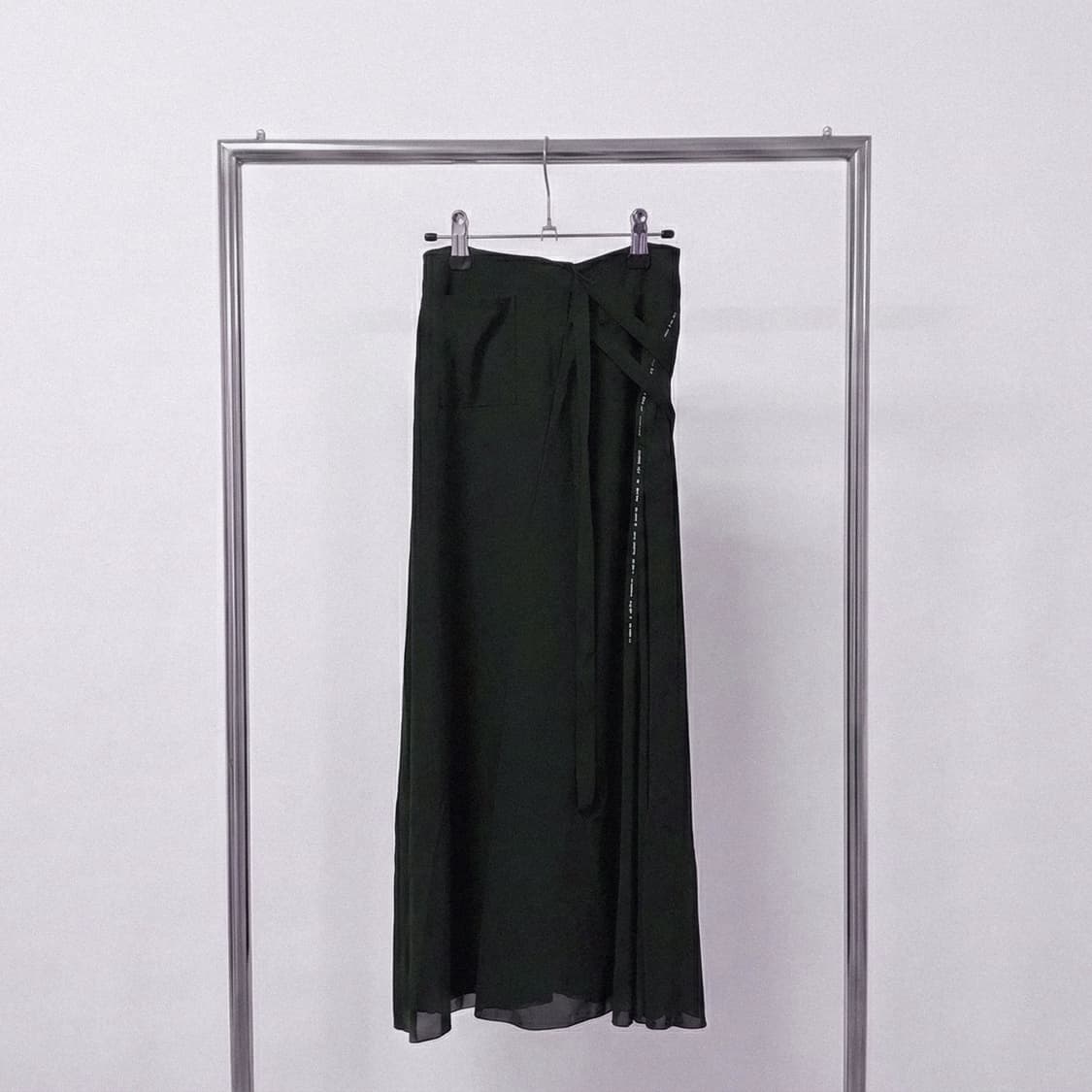 [bajra] 메쉬 스트랩 맥시 스커트 상품이미지2