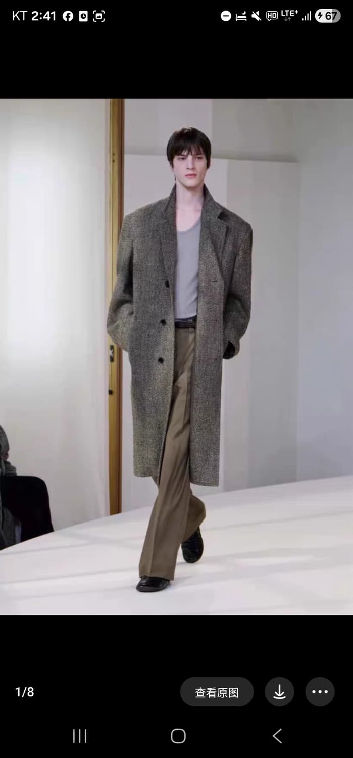 르메르 25fw  해링본 체스터필드 코트 48 상품이미지5