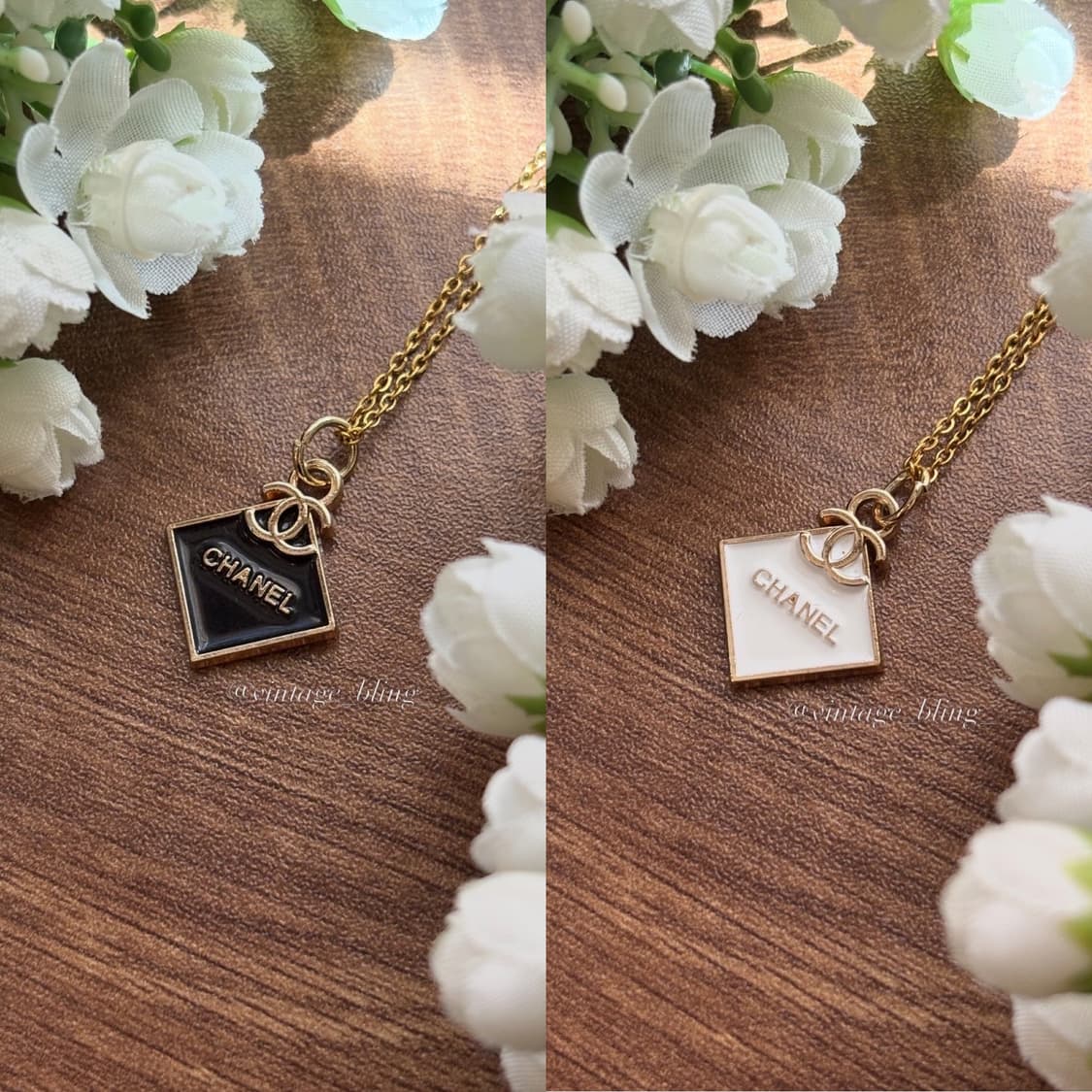 샤넬 다이아몬드 골드 목걸이 상품이미지1