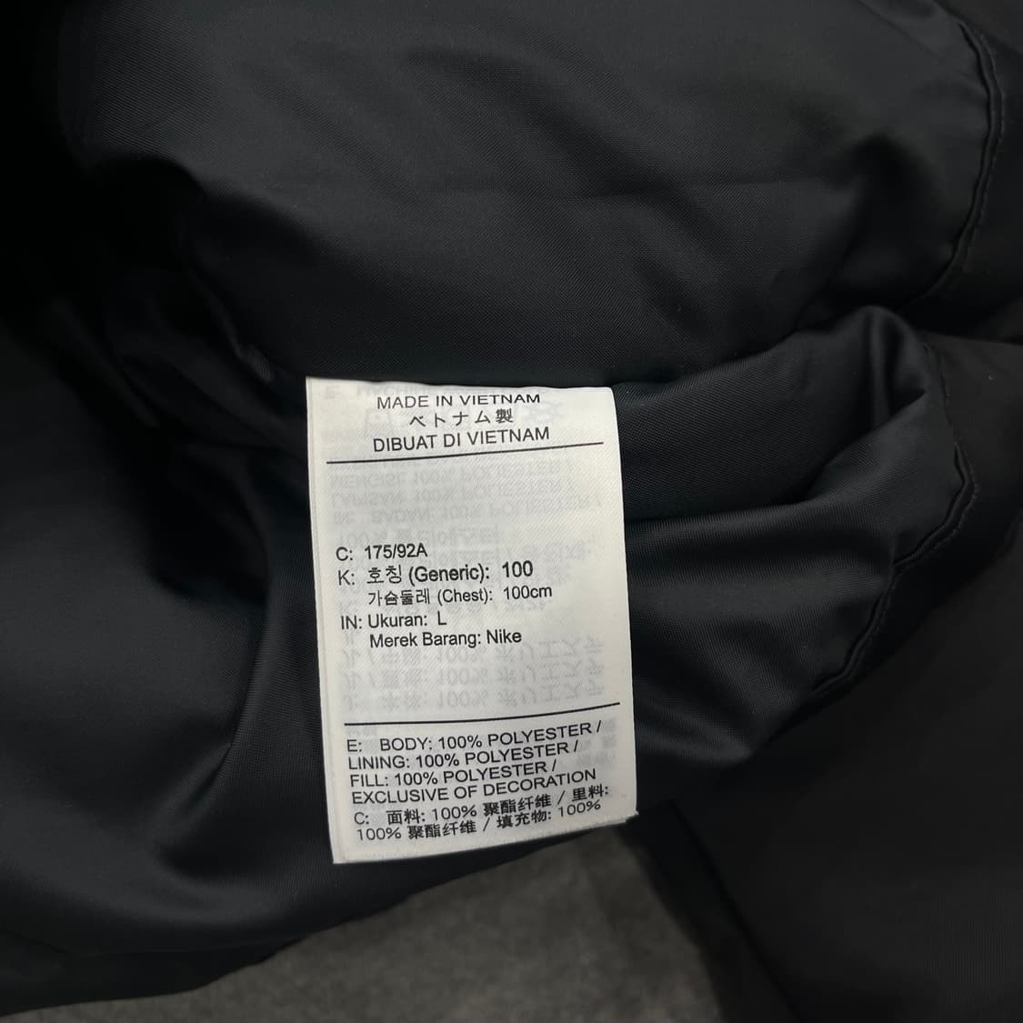 L 나이키 아노락 후드 패딩점퍼 상품이미지5