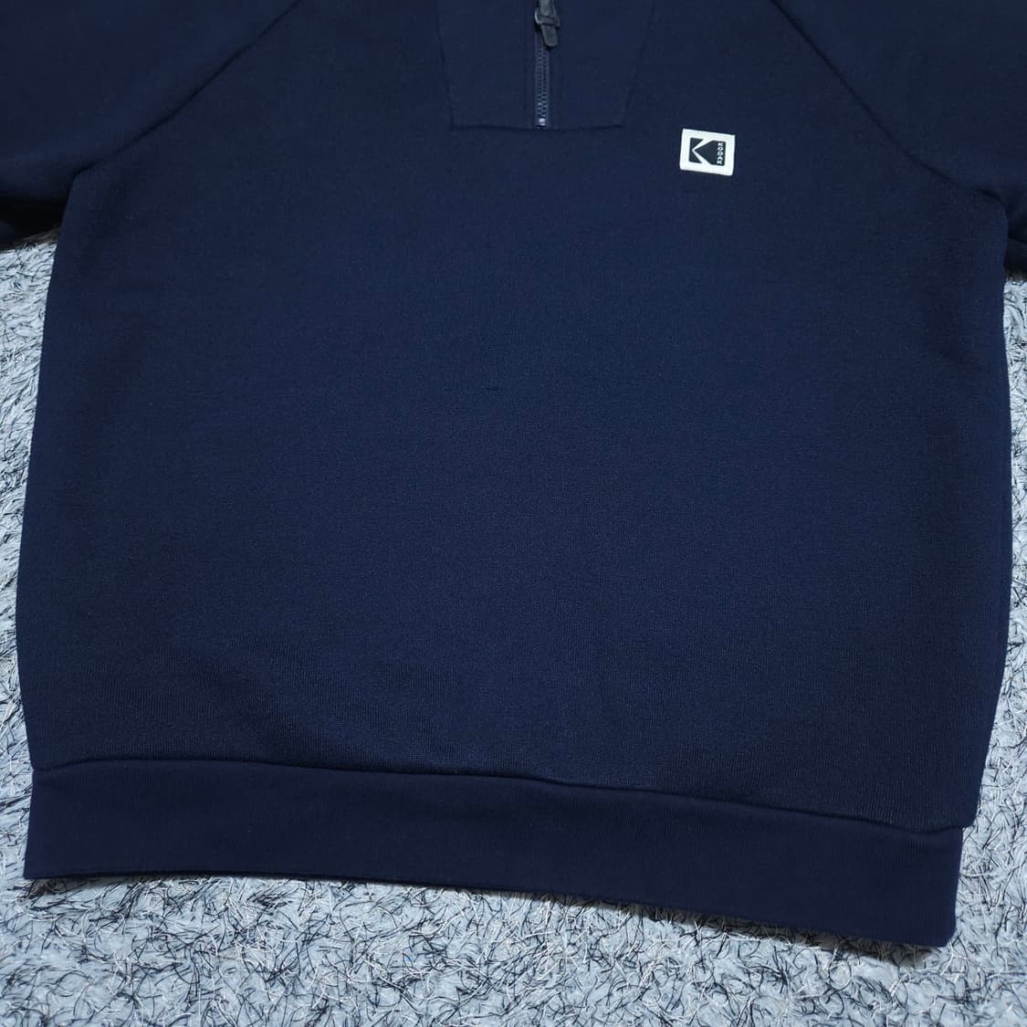 코닥) S(100~) 남자 브라우니 오버핏 니트하프집업 / 왕눈이샵 상품이미지4