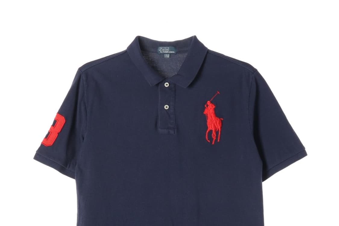 폴로 랄프로렌 네이비 빅포니 카라티 XL 18-20 상품이미지3