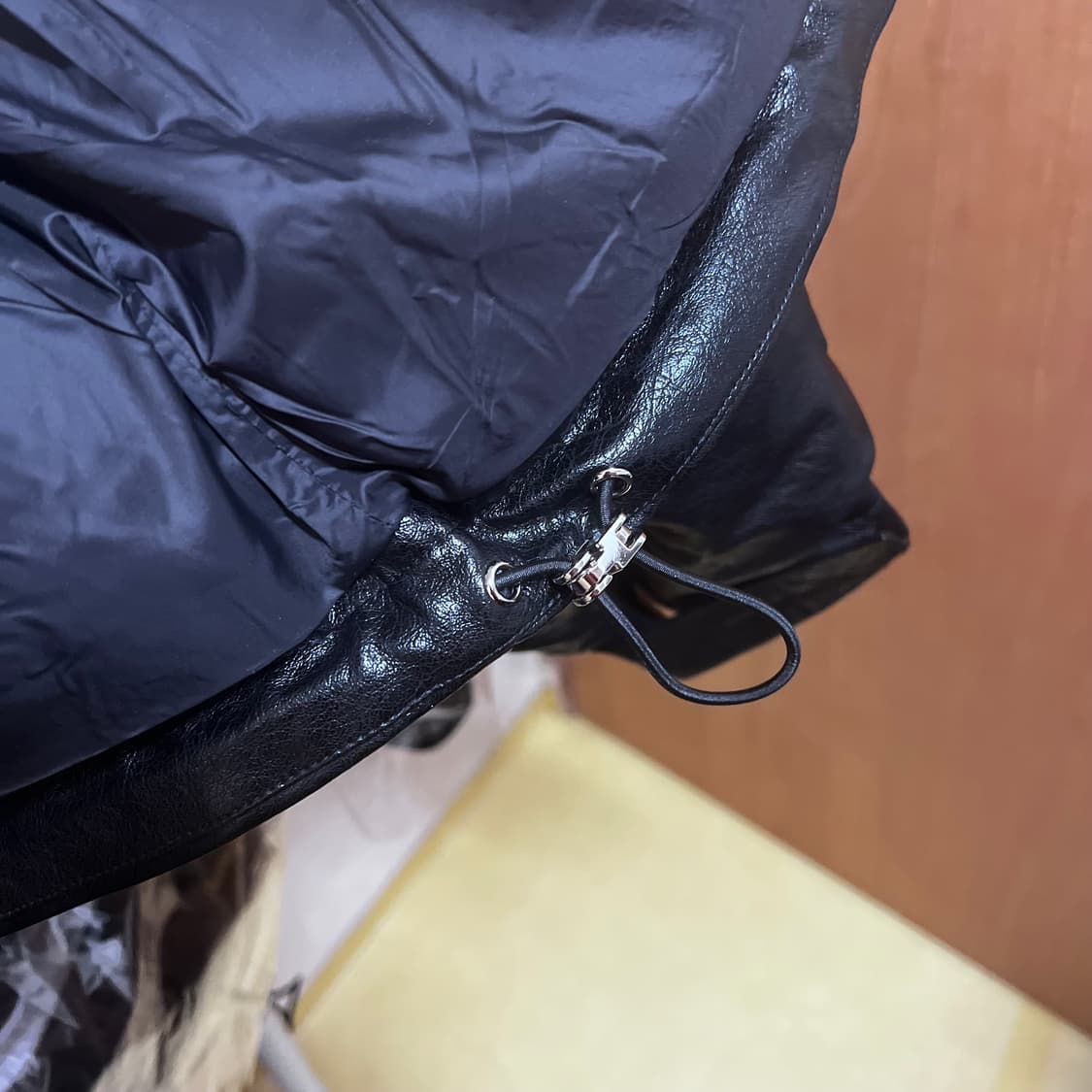 [M] 짐브로 헤비 레더 숏패딩 상품이미지8