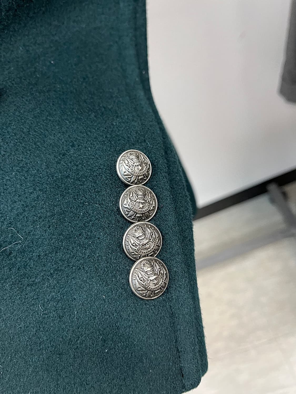 100) 타임 캐시미어 은장 피코트  상품이미지4