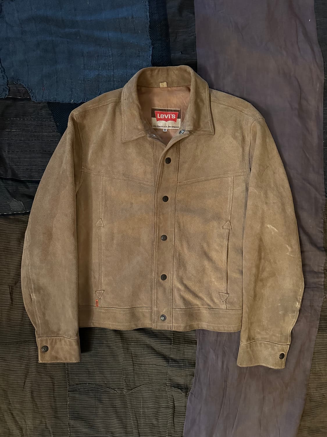 70s 빈티지 리바이스 오렌지탭 스웨이드 웨스턴 자켓 rrl 상품이미지2