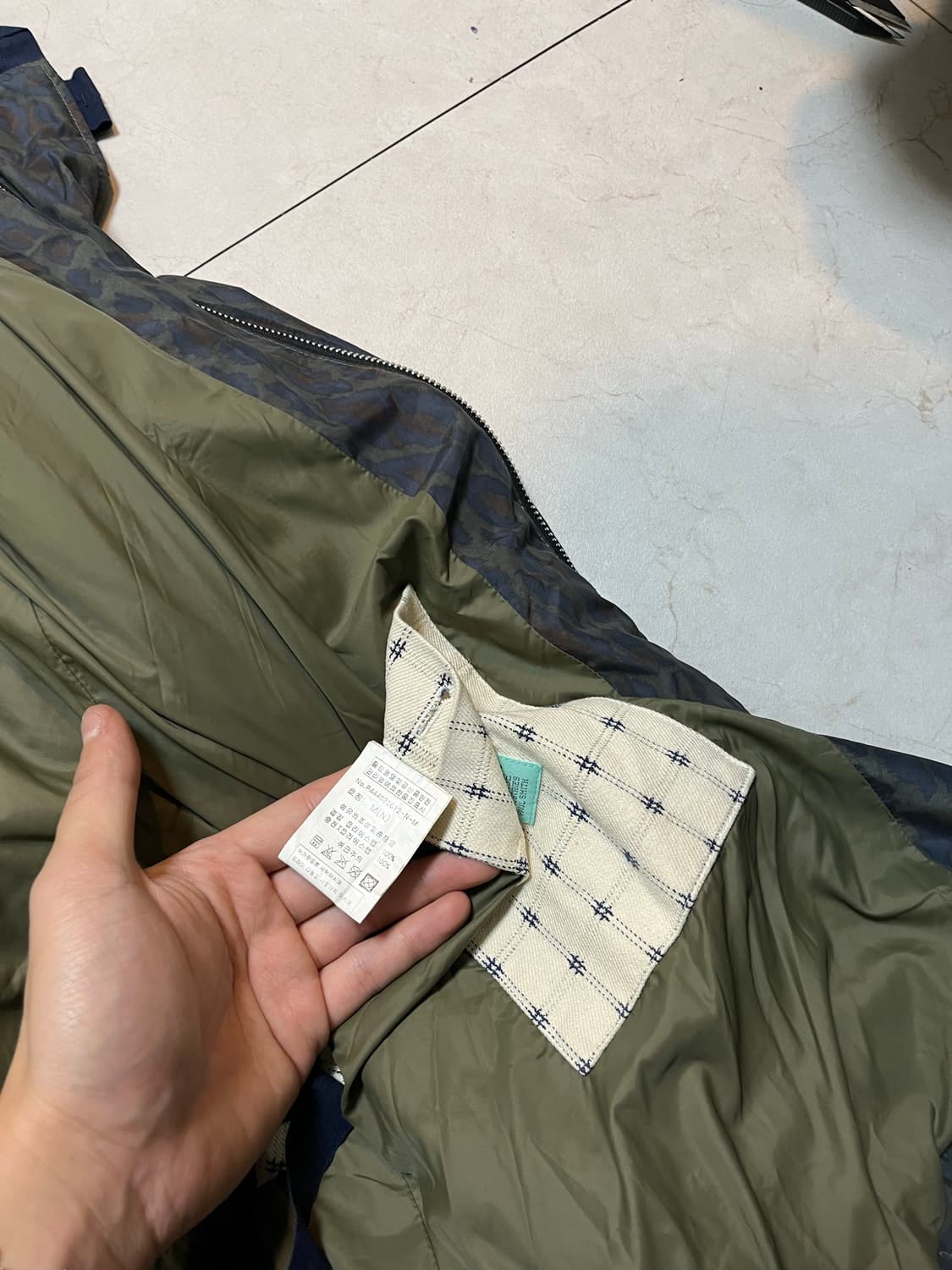 폴 스미스 Red ear 스웨덴 모터사이클 자켓 모티브 패딩 파카 상품이미지10