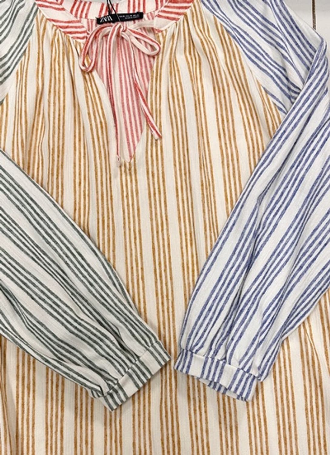 새) 자라 멀티 스트라이프 롱원피스   상품이미지6