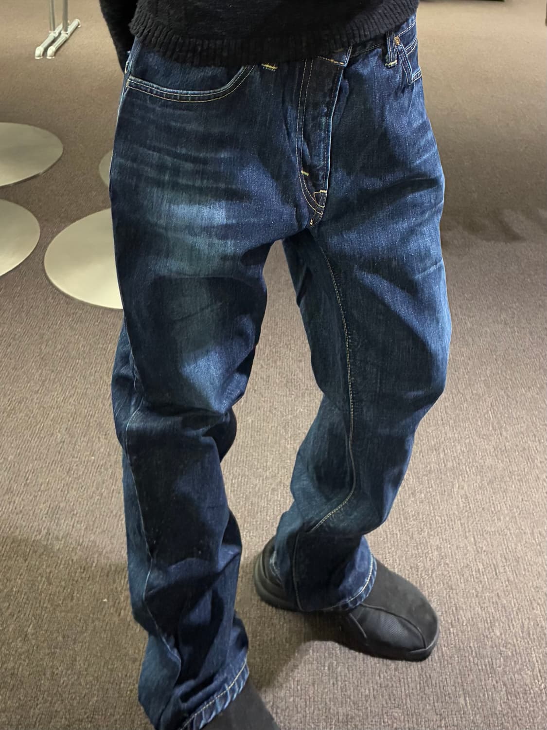 32)Lee 빈티지 중청 워싱 데님팬츠 상품이미지2