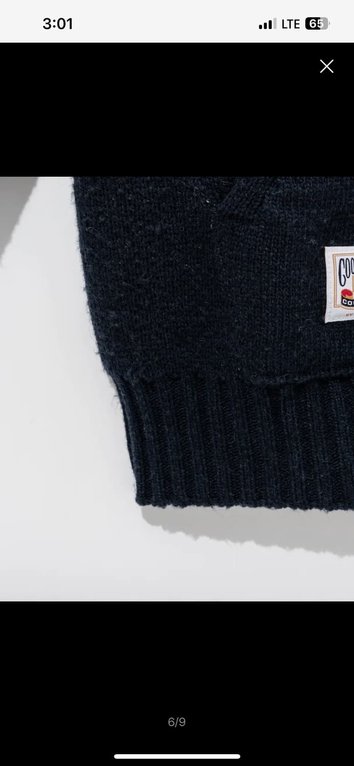 MLB 뉴욕양키스 후드 집업 니트 카디건 네이비 상품이미지6