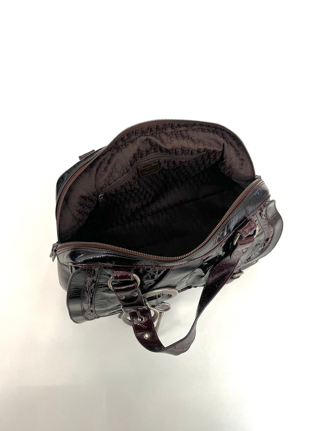 크리스찬 디올 2006 존갈리아노 페이던트 레더 가우초백 상품이미지6