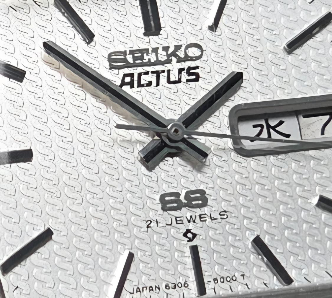 레어] 빈티지 세이코 액투스SS 테레비 순정 입체다이얼 한자 데이데이트  상품이미지2