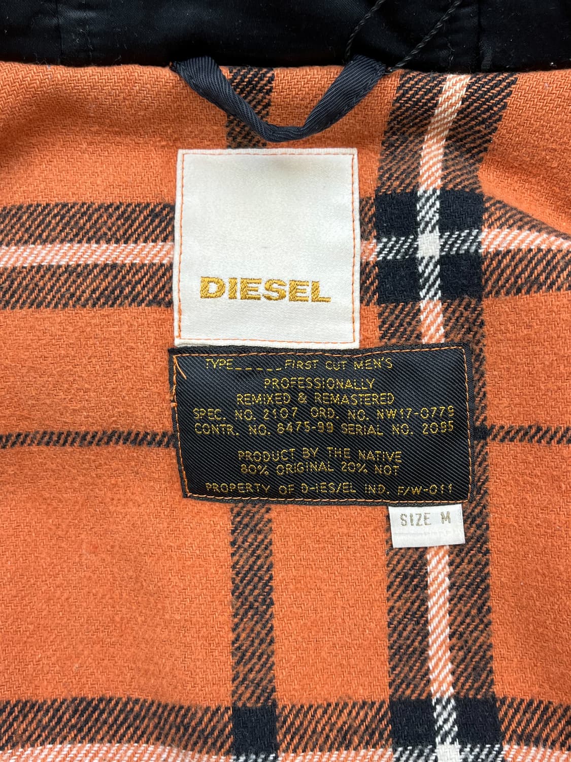 디젤 밀 포켓 나일론 후드 자켓 상품이미지7