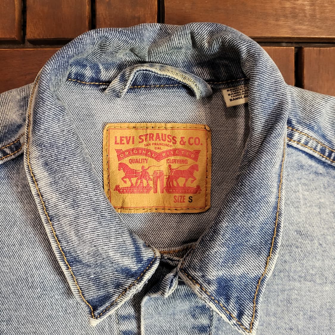 리바이스 데님 자켓 (S) 상품이미지5