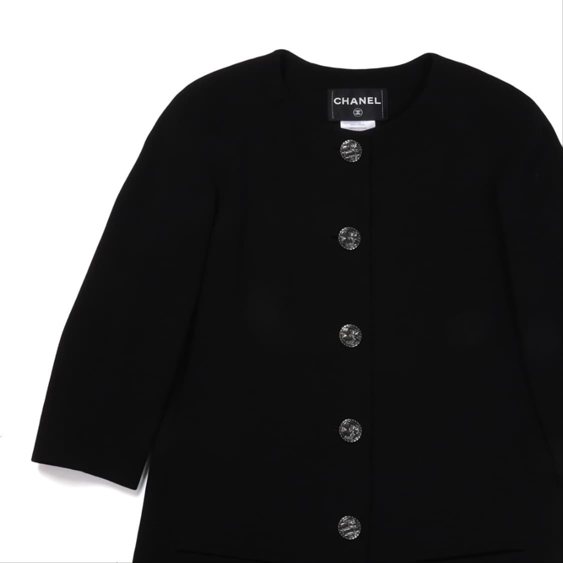  Chanel Silk Collarless Evening Jacket  상품이미지2