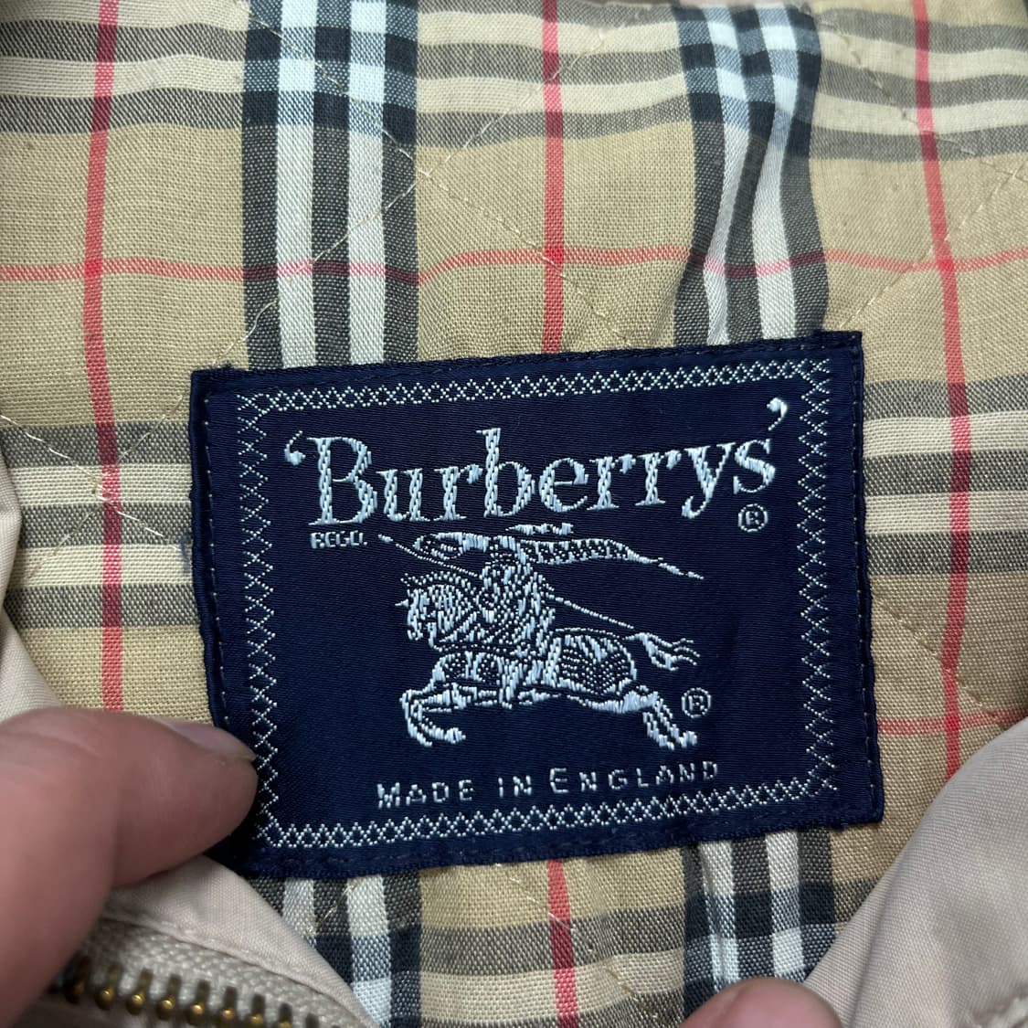 100 버버리 기마로고 블루종 자켓 상품이미지4