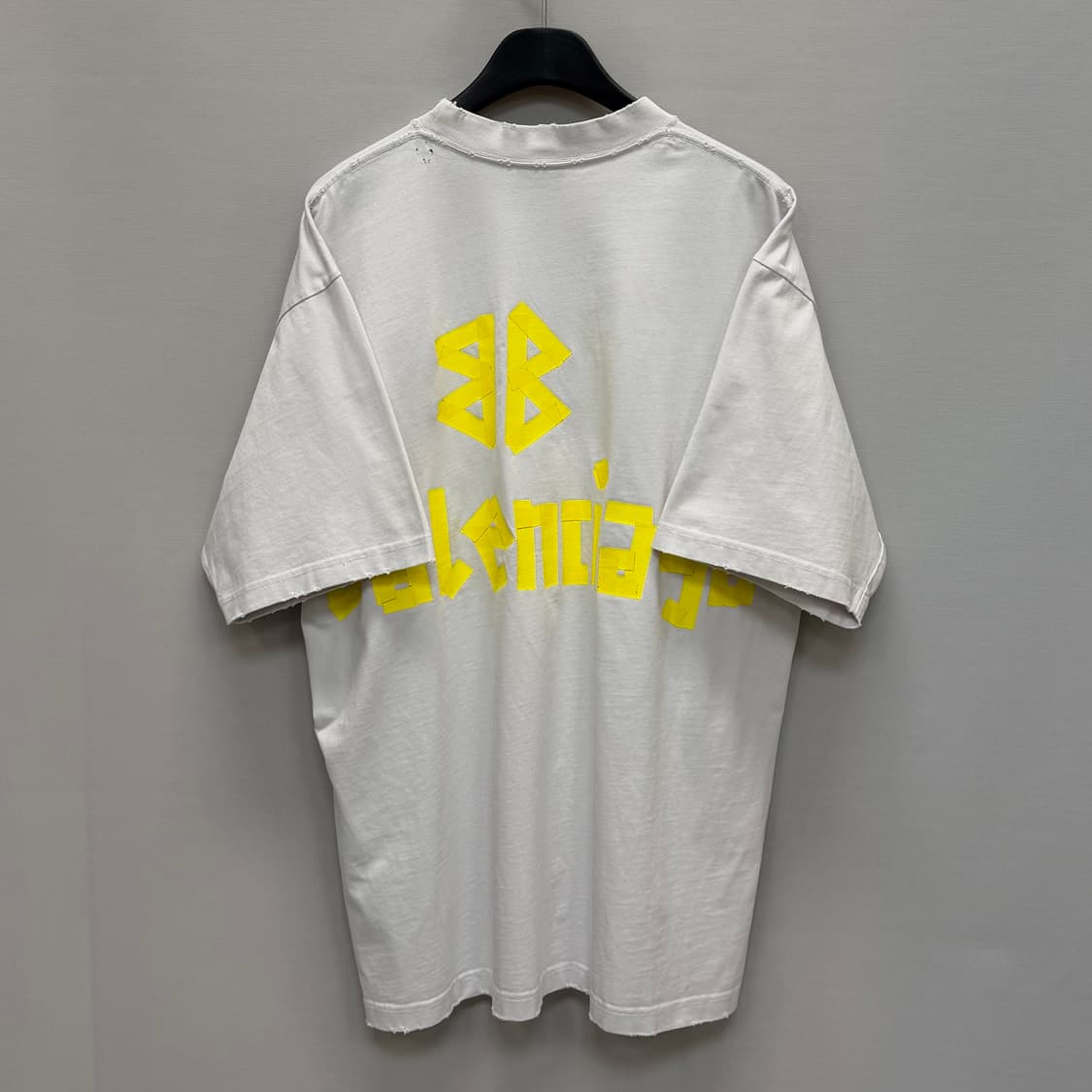 발렌시아가 테이핑 로고 빈티지 반팔티 ( 110 ) 상품이미지4