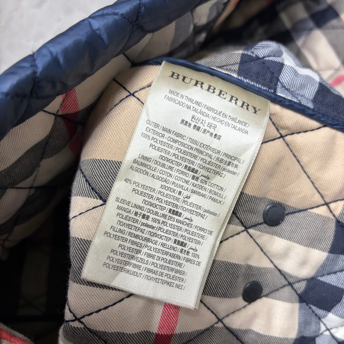 버버리 퀼팅 자켓[2391] 상품이미지10