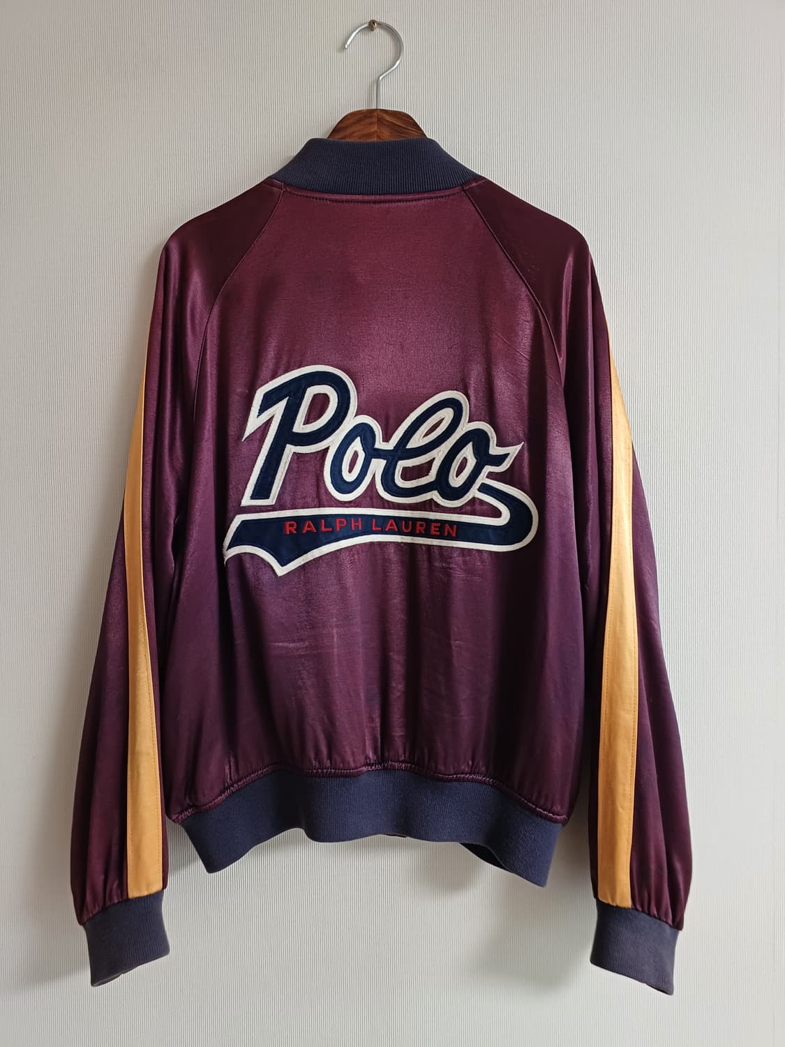 90년대 폴로스포츠 새틴 스카잔 자켓 90s 랄프로렌 스타디움 상품이미지1