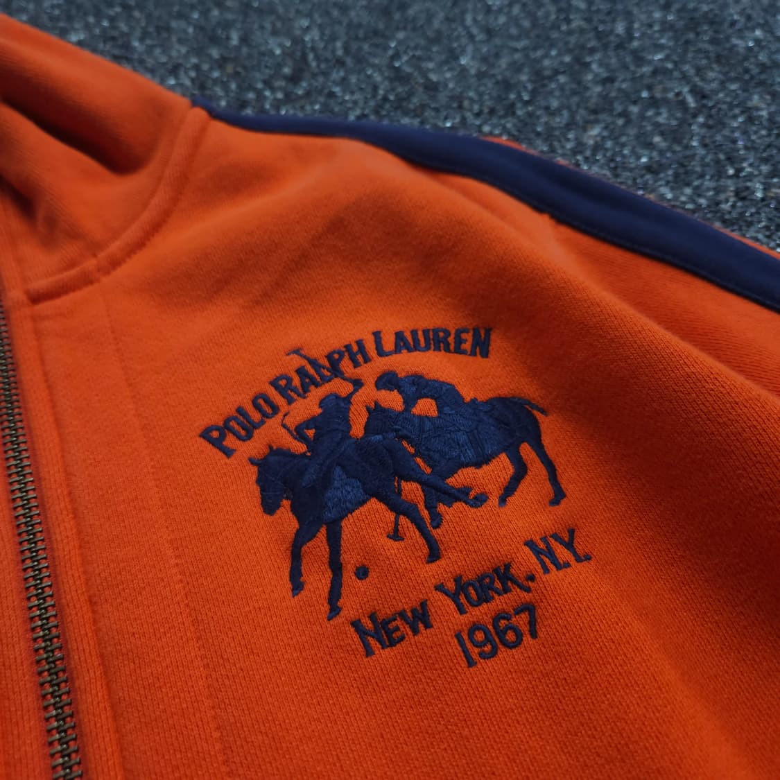 폴로 랄프로렌 N.Y 1967 빅포니 풀오버 집업 자켓 (L) 상품이미지3