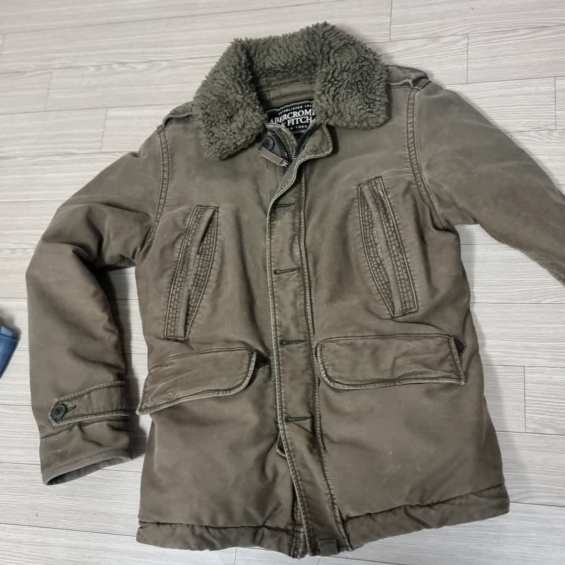 아베크롬비 카키색 털 b-9자켓(100) 상품이미지9