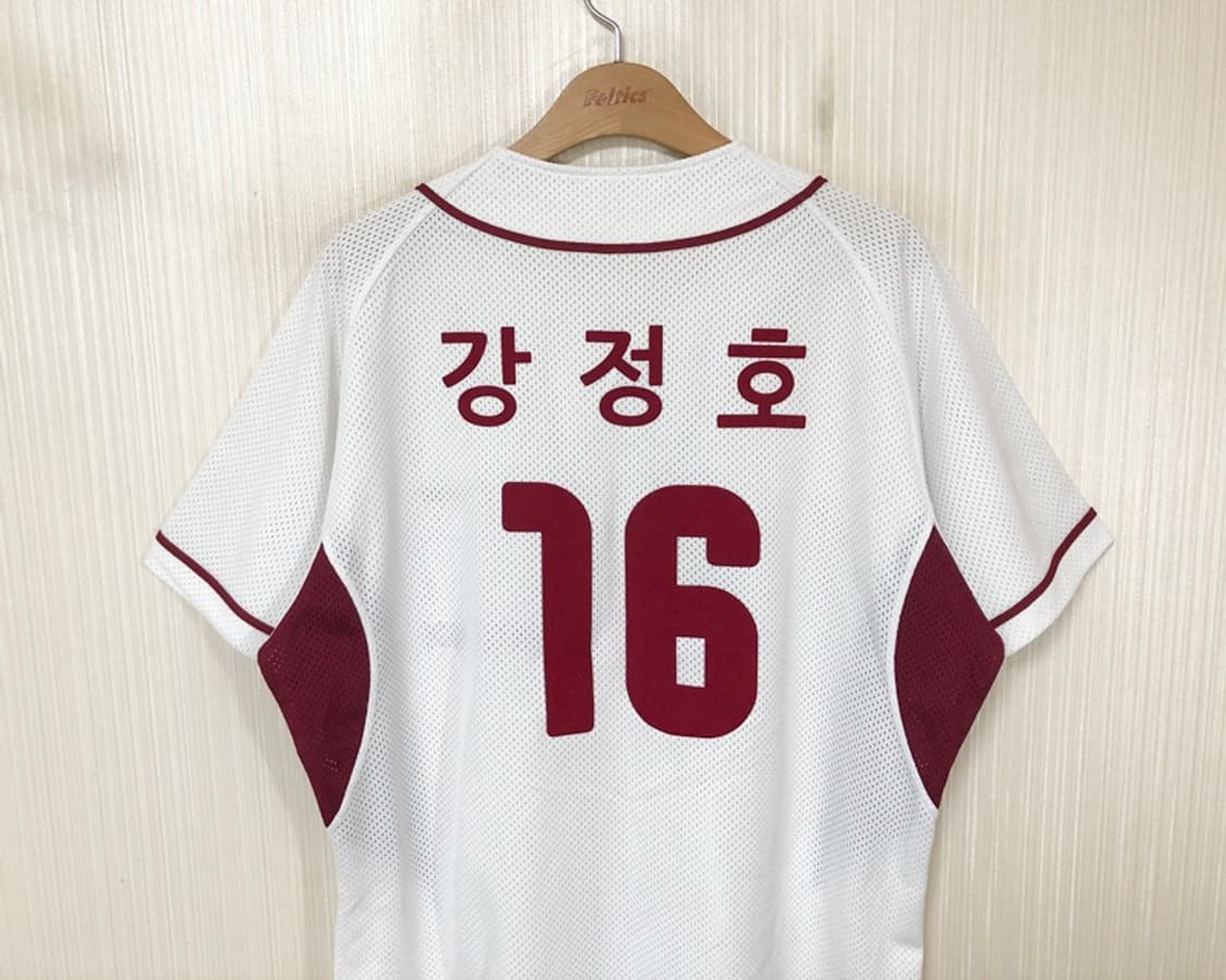 KBO 위팬 넥센(키움)히어로즈 홈유니폼/져지 110 #16 강정호 상품이미지9