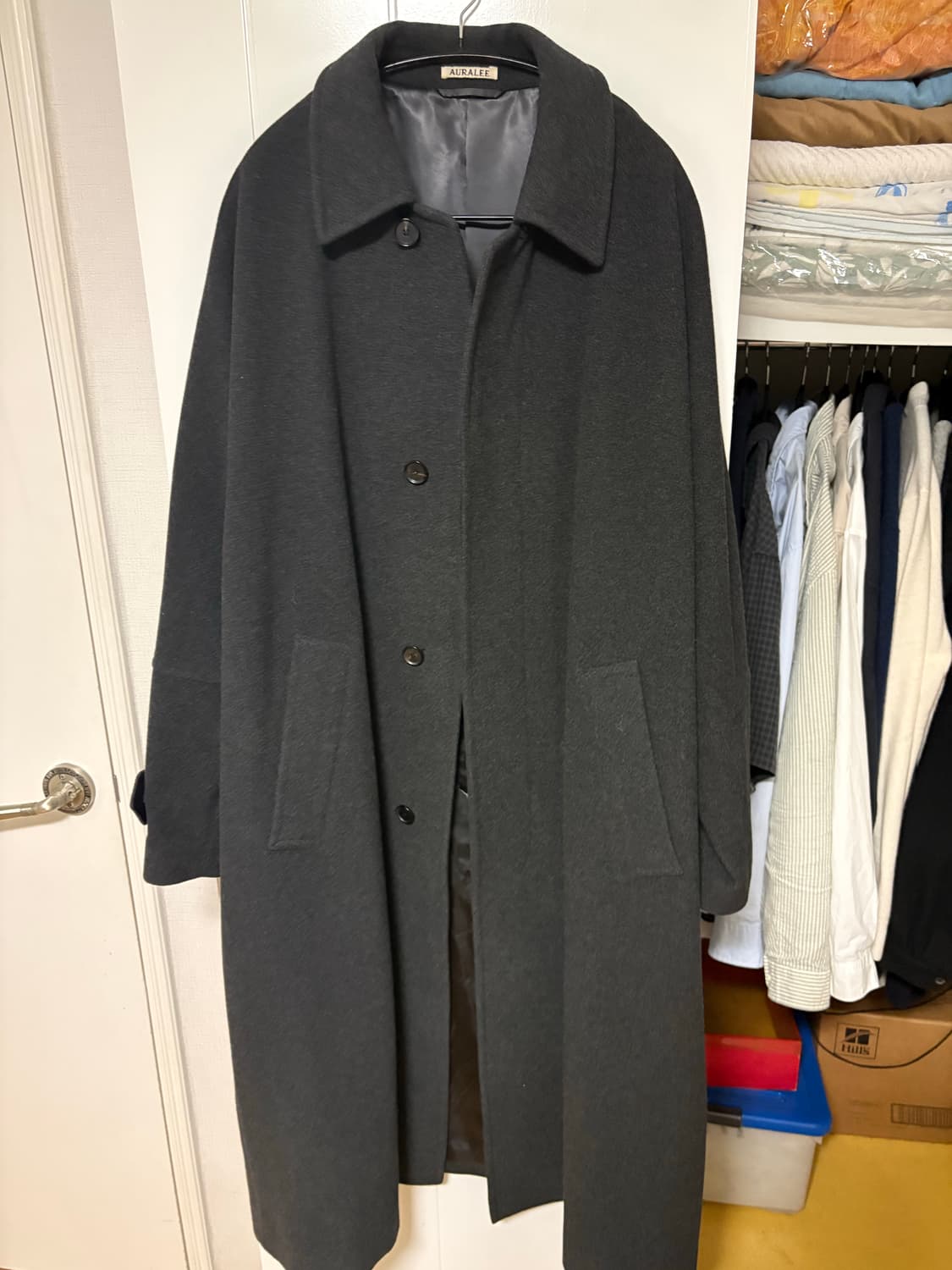 [4]오라리 20fw 모저코트 팝니다 상품이미지1