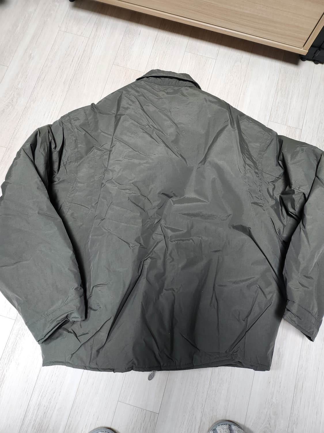 구빈 카라 패딩 워크 자켓 상품이미지3