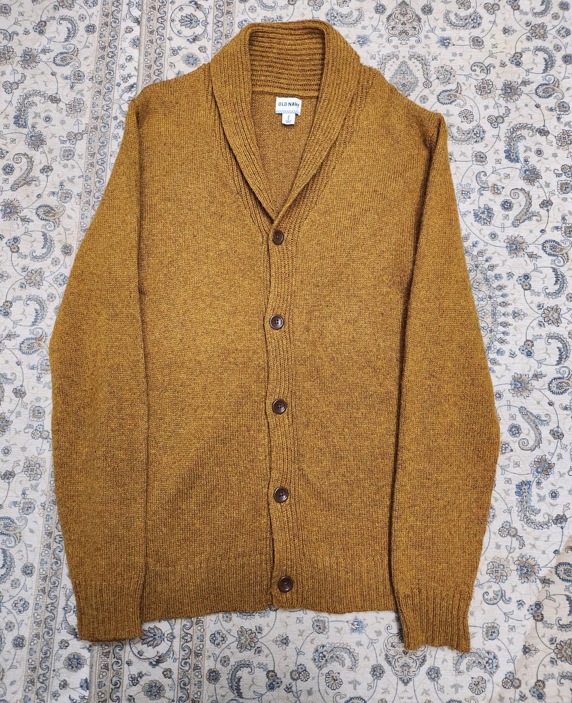 OLD NAVY 올드네이비 머스타드 숄카라 가디건 M 상품이미지1