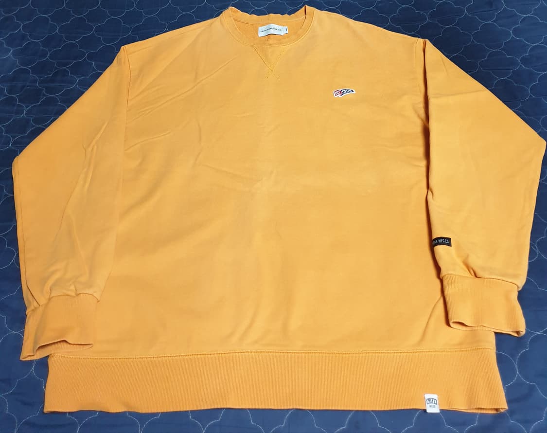 (한정판) 크리틱 MFG FLAG ICON 와펜 맨투맨 옐로우 (L) 상품이미지3