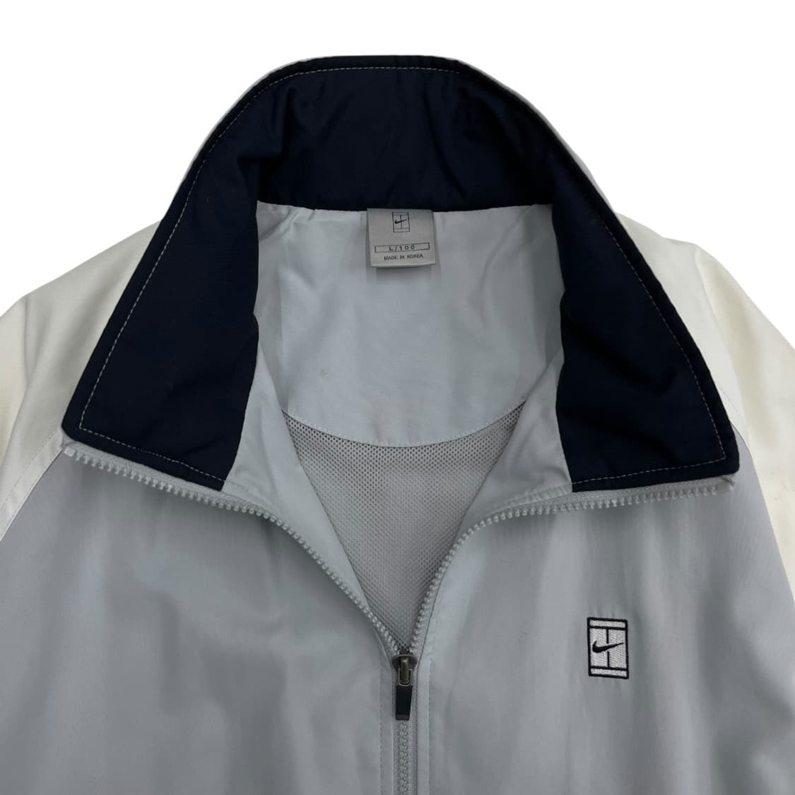 나이키 00s 테니스로고 스카이블루 바람막이 L 상품이미지5