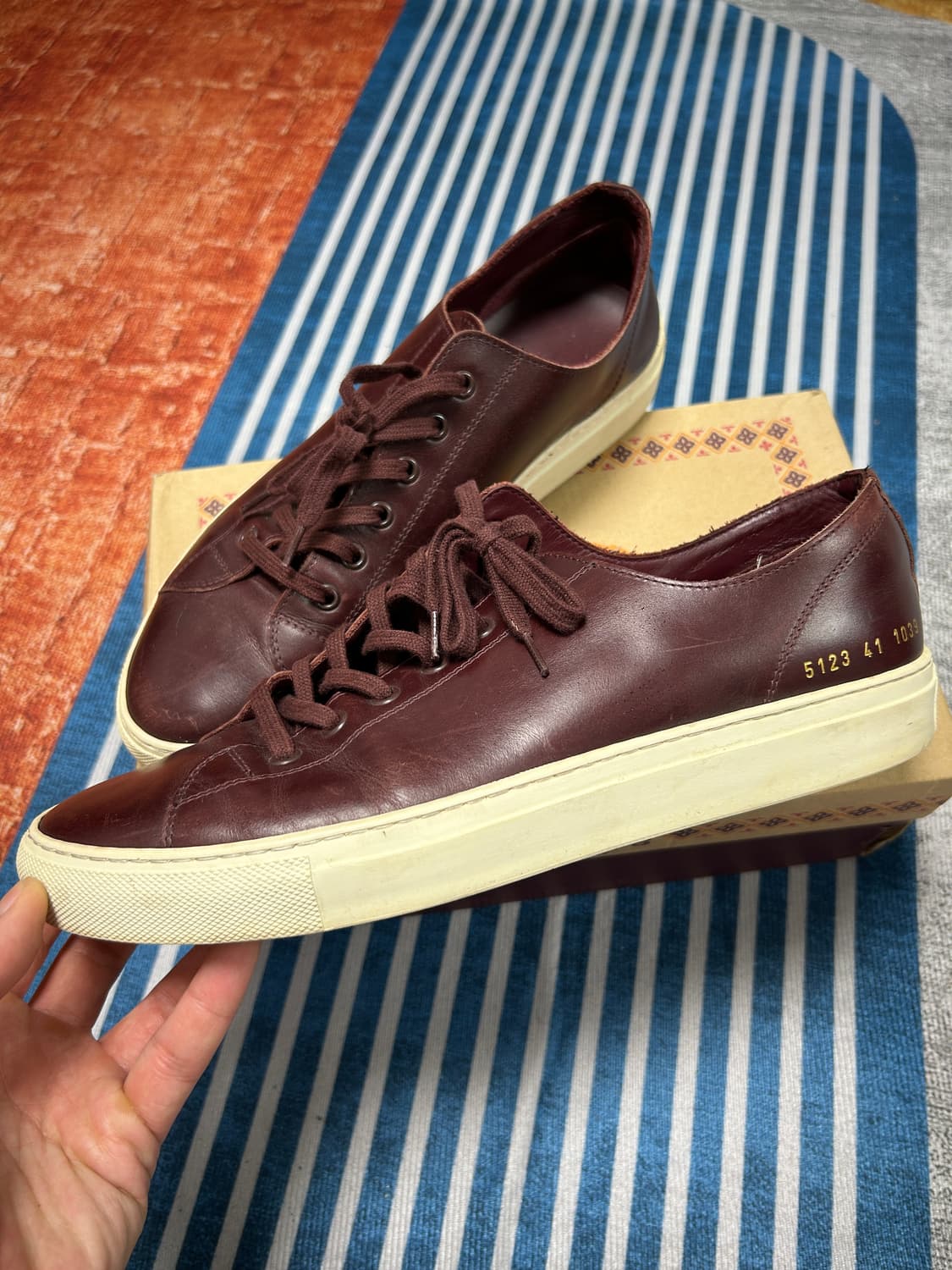 커먼프로젝트 아킬레스 버건디 270mm 상품이미지1