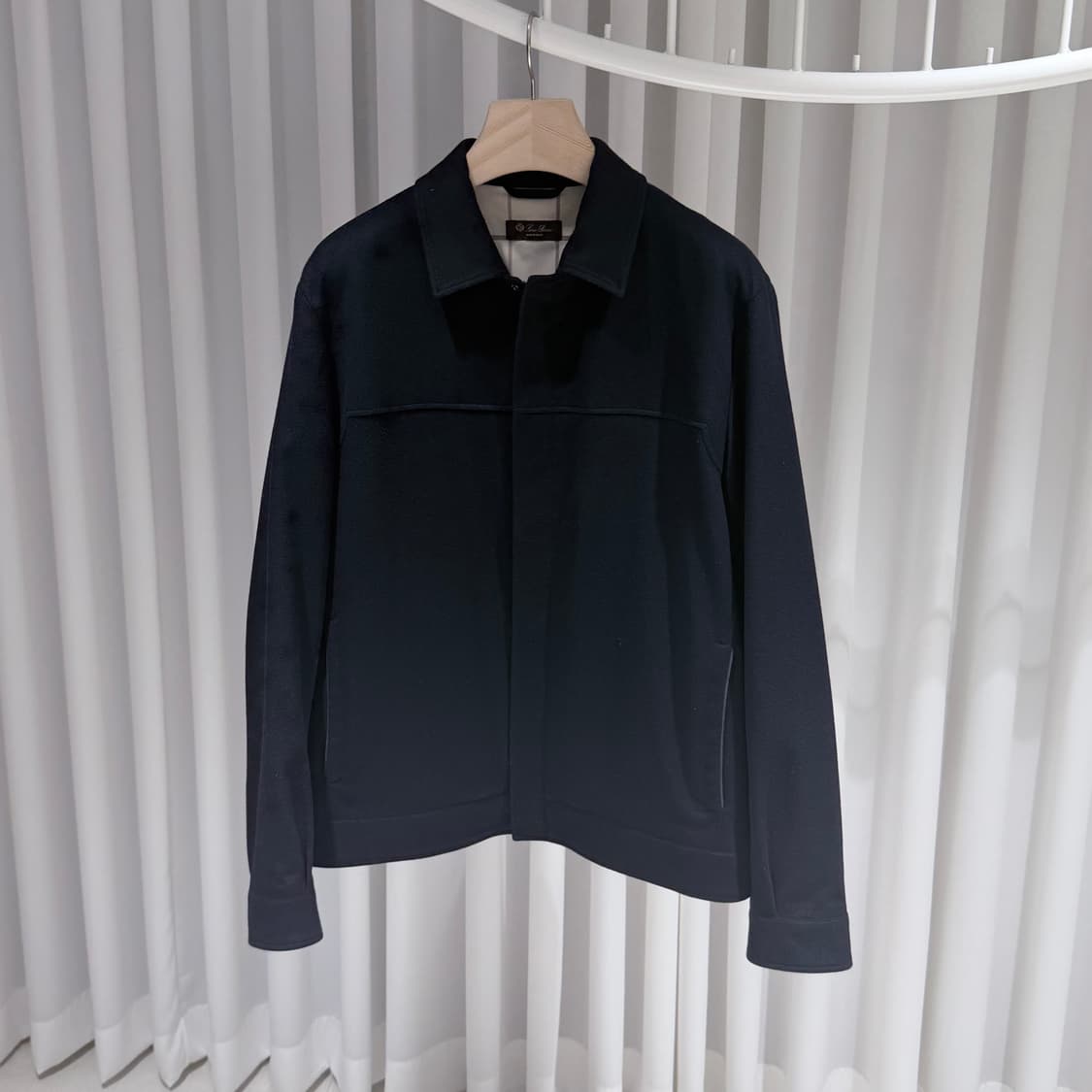 (A+/XL) / 로로피아나 스톰 시스템 캐시미어 봄버 자켓 네이비 상품이미지1