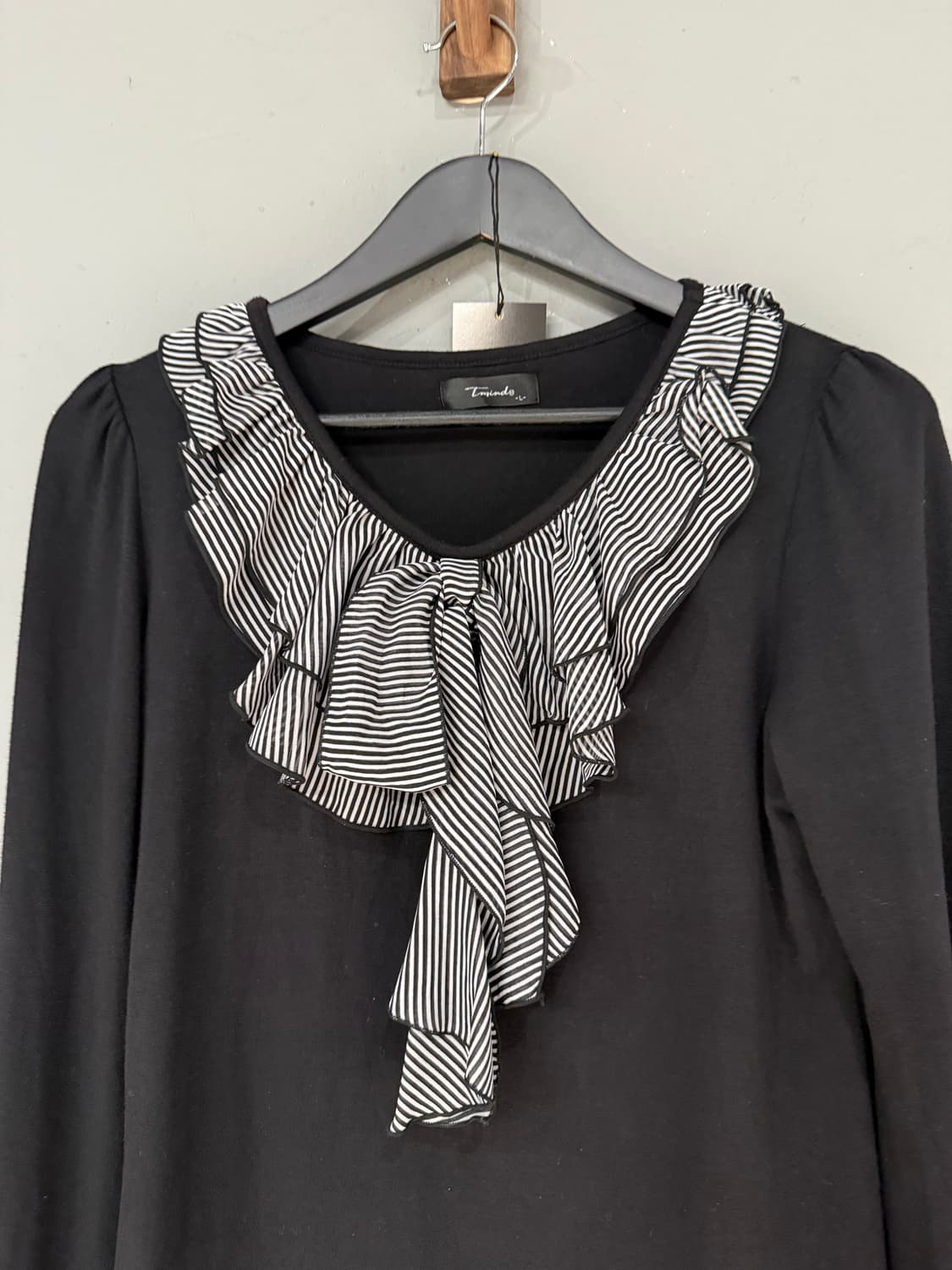 stripe frill detail long sleeve 상품이미지5