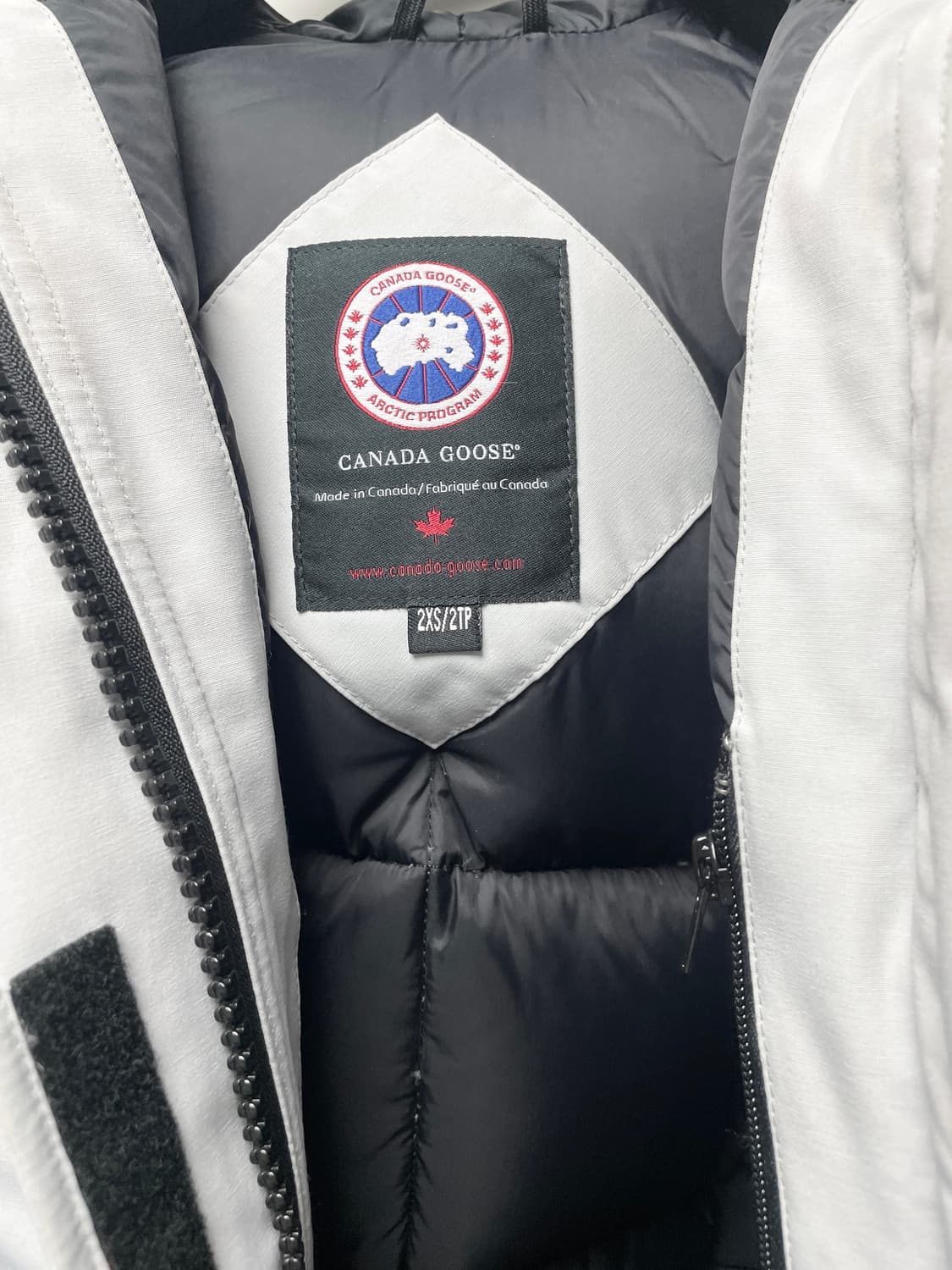 캐나다구스 익스페디션 패딩 화이트 (2XS) 상품이미지7