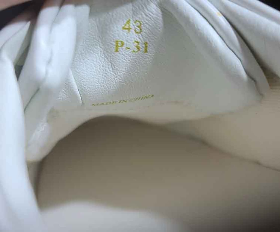 P-31 오버솔 가죽스니커즈 43사이즈(265) 상품이미지7