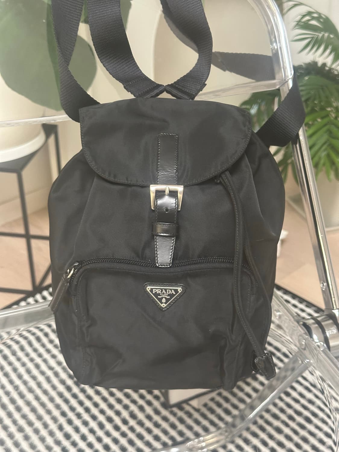 프라다 원포켓 포코노 테수토 나일론 백팩 스몰 상품이미지9
