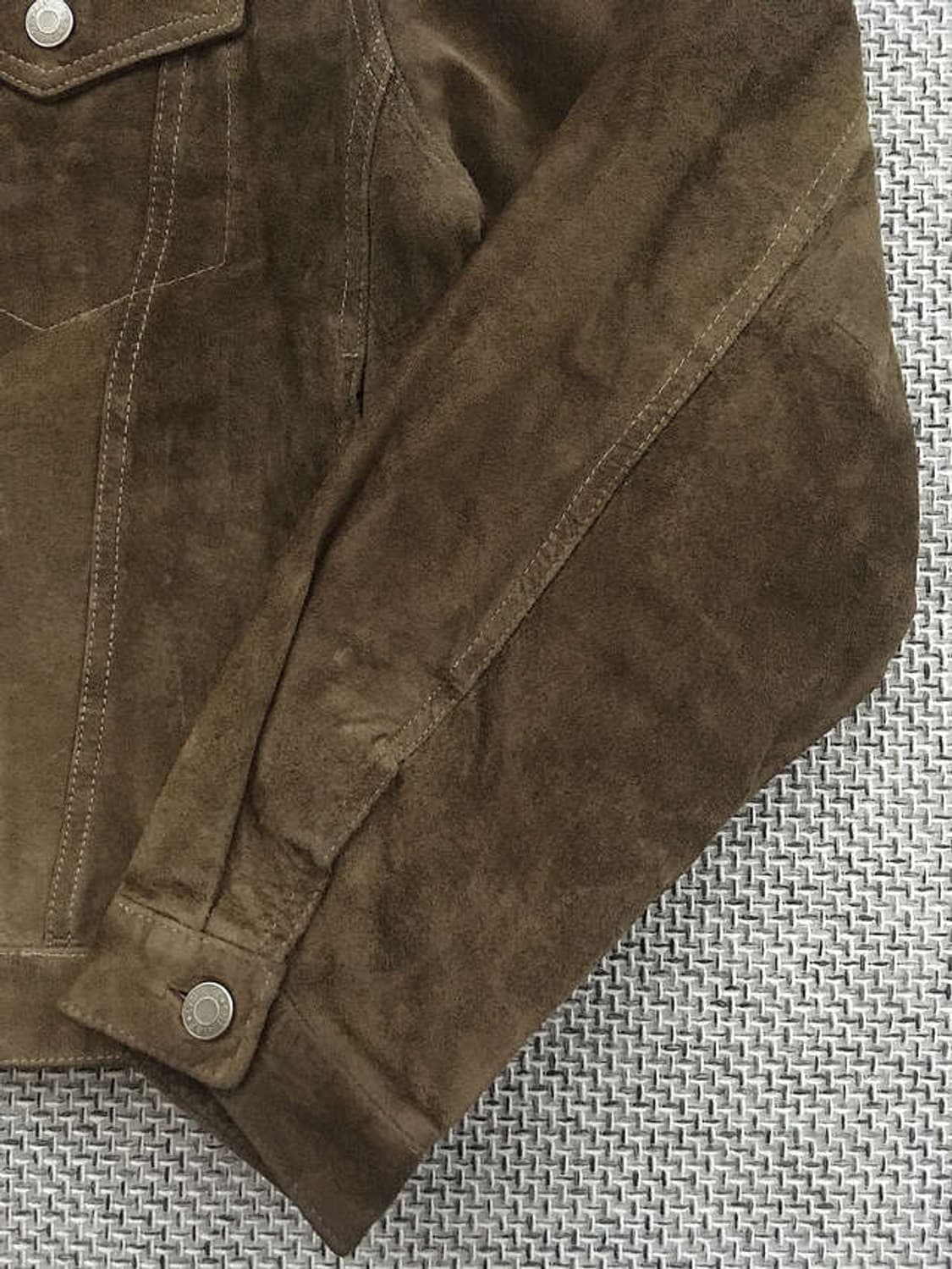 90s original suede 3rd trucker jacket 상품이미지5