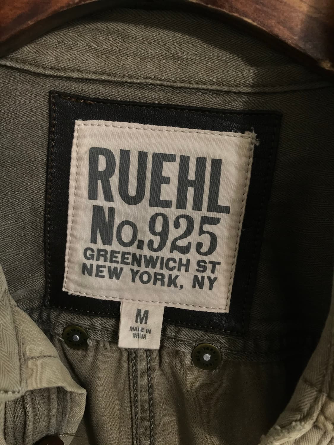 Ruehl No. 925 베이지 야상 셔츠 상품이미지5