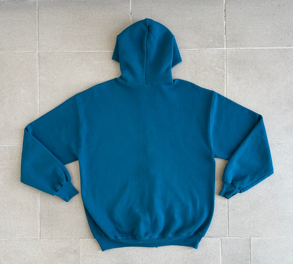 90s 빈티지 러셀 후드집업 블루 XL USA 상품이미지2