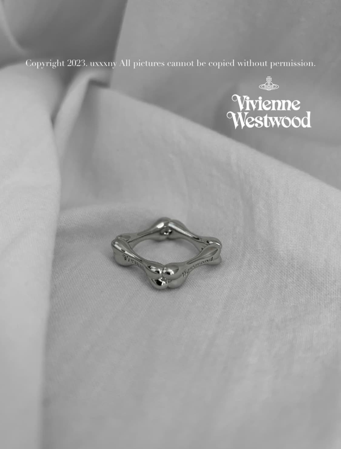 비비안웨스트우드 아카이브 본링 반지 상품이미지1