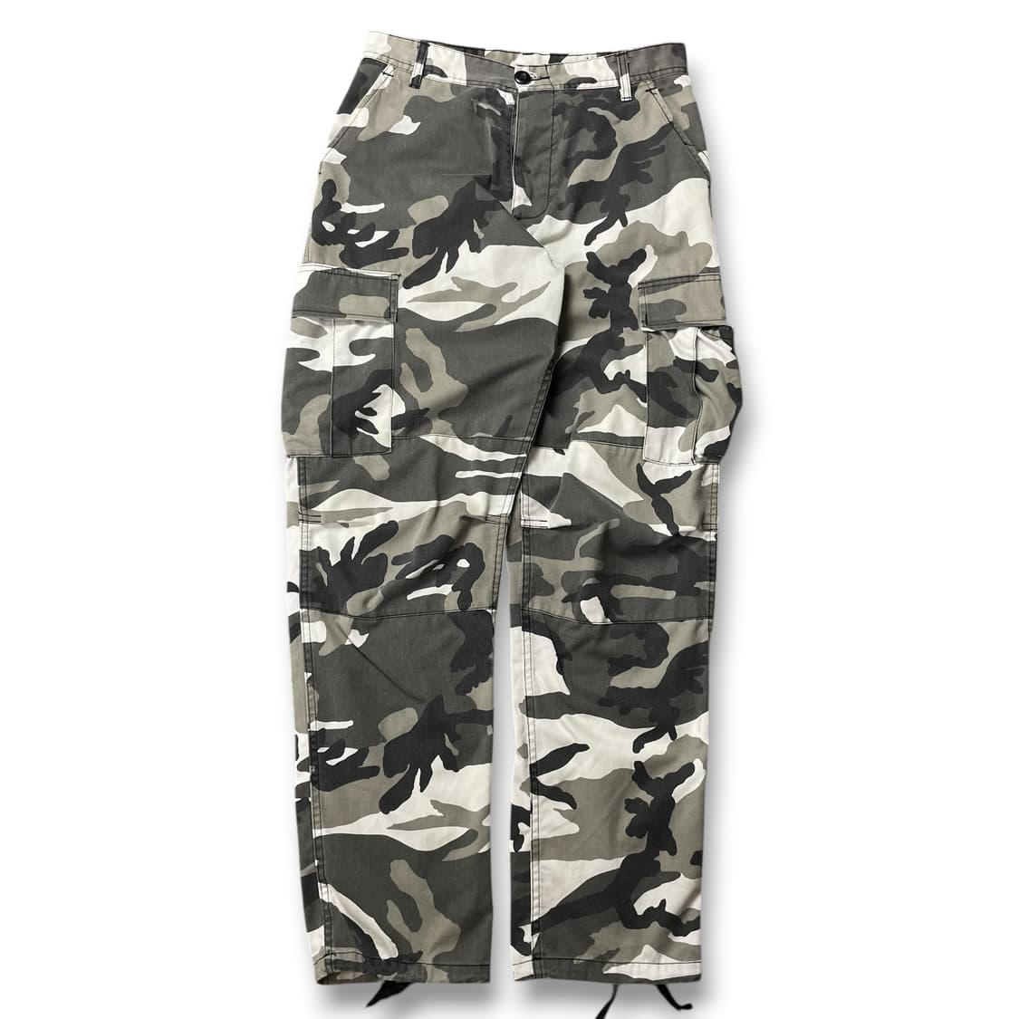 (27) 오리지널 빈티지 그레이 카모 밀리터리 카고팬츠 상품이미지1