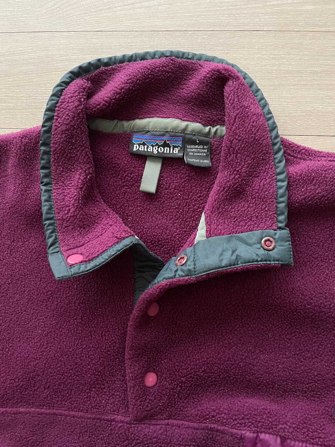 90s 파타고니아 신칠라 퍼플 그레이 플럼 상품이미지3